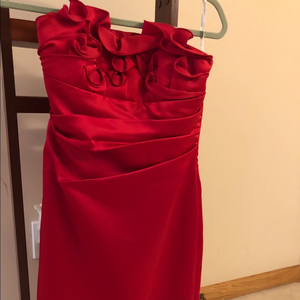 Phoebe couture red dress